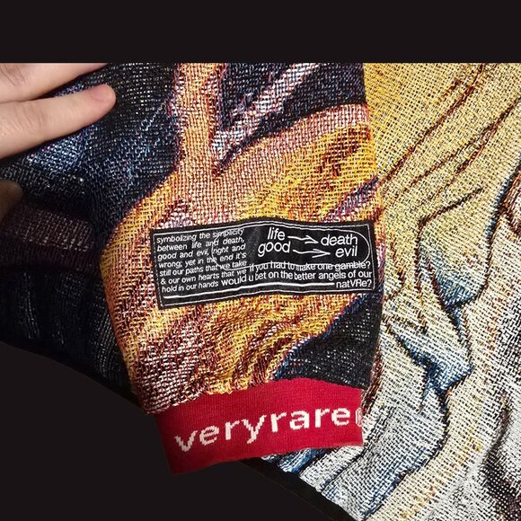 VERYRARE Heartbroken V2 Jacquard Woven Tapestry Hoodie XL – Heavy Artwear - Picture 4 of 7